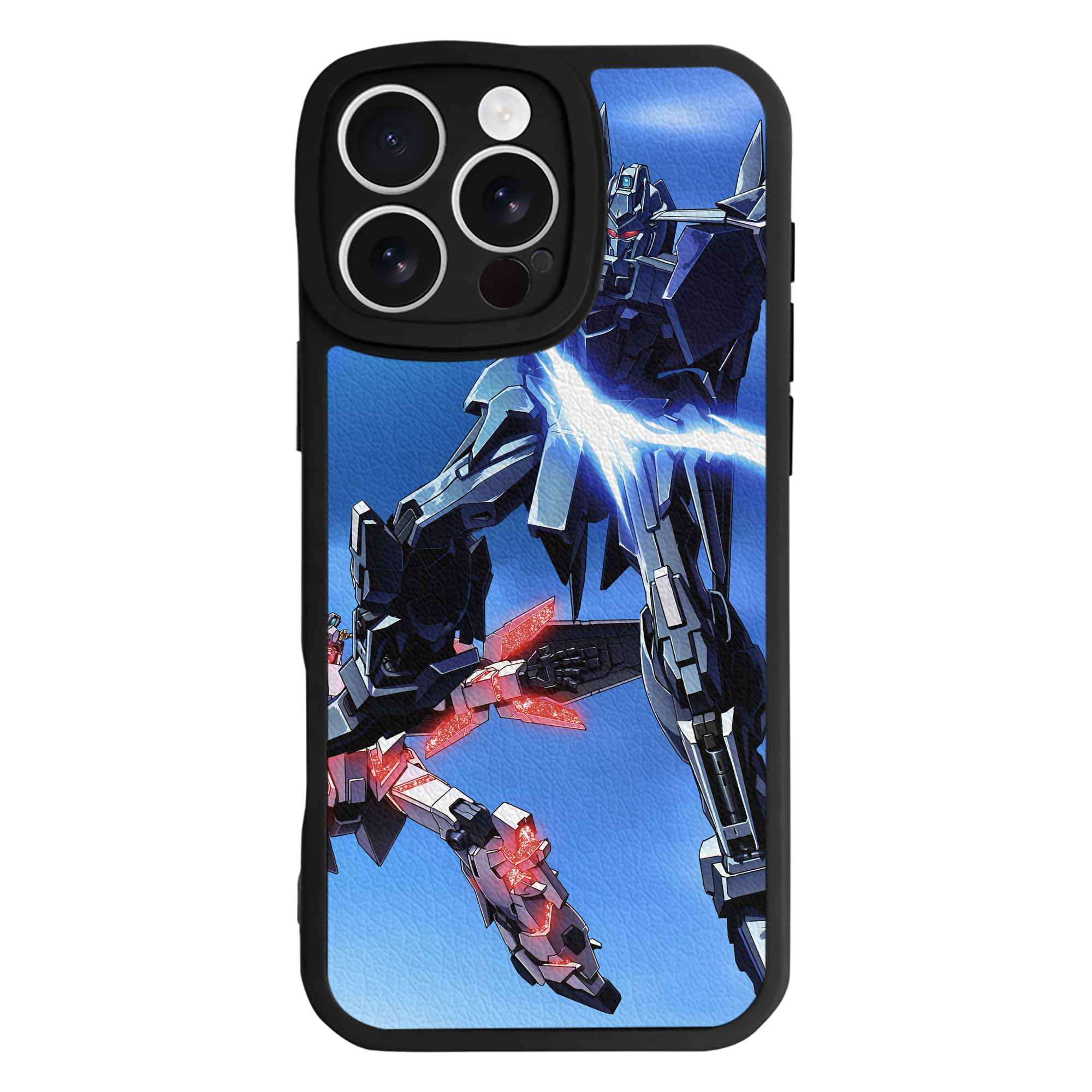 （画像用） 機動戦士ガンダム Mobile Suit Gundam 【iPhone 16シリーズ対応】シリコンスマホケース（レザー調） 材質：シリコン